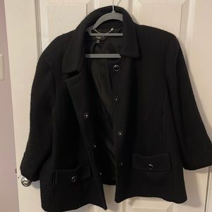 Talbots 3/4 length sleeve wool blend jacket size 18